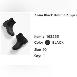 Maurices Black Moto Boot